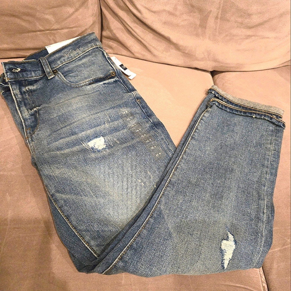 Gap Womens Blue Distressed Jeans
